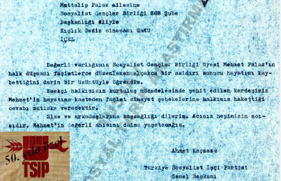 Mehmet Palaz taziye 50.yil