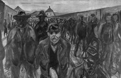 Munch EveDonenİsciler 1913 15 detay